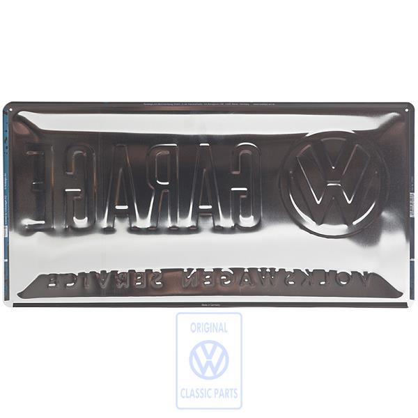 VW Garage Blechschild