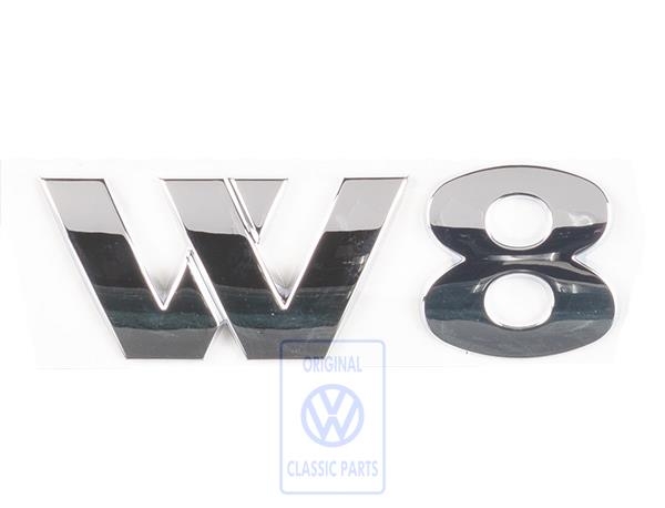Heckschriftzug für Passat W8