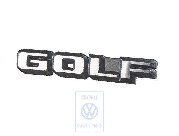 Schriftzug für VW Golf 2