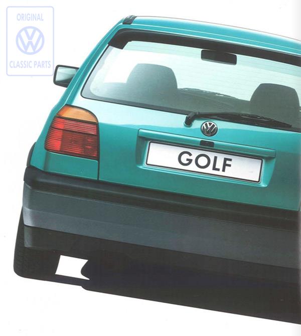 Stoßfängerabdeckung hinten für Golf 3 GT und GTD