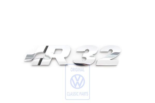R32 Schriftzug hinten für VW Golf 5