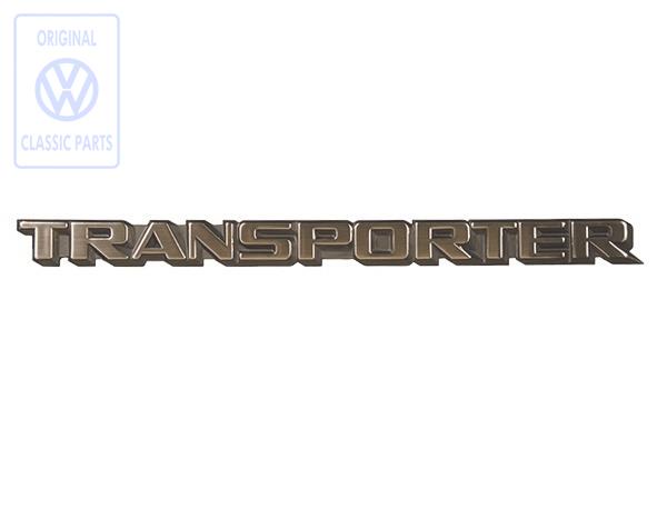 Schriftzug Transporter für Bus T3