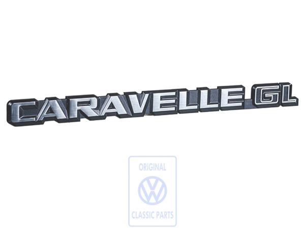 Schriftzug'Caravelle GL' für T3
