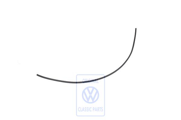 Seal for boot lid for Beetle 1600i