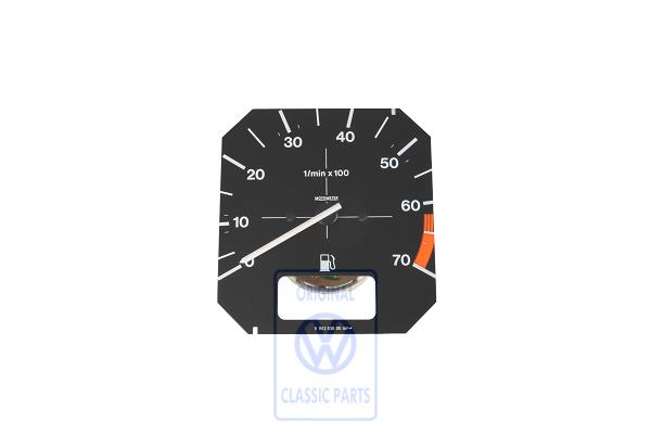 Revolution counter for VW Golf Mk1 Convertible