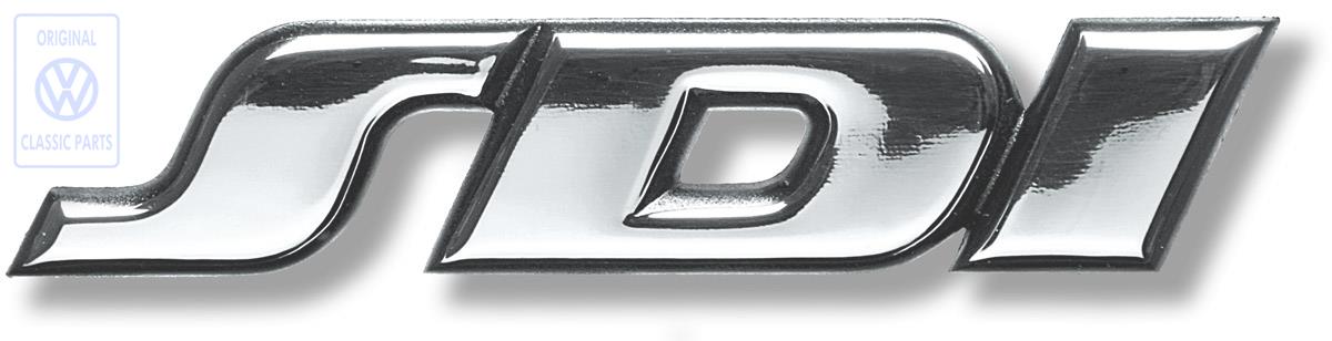 Rear emblem SDI