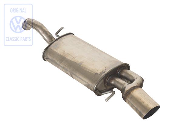 Rear silencer for Corrado G60 after 1992