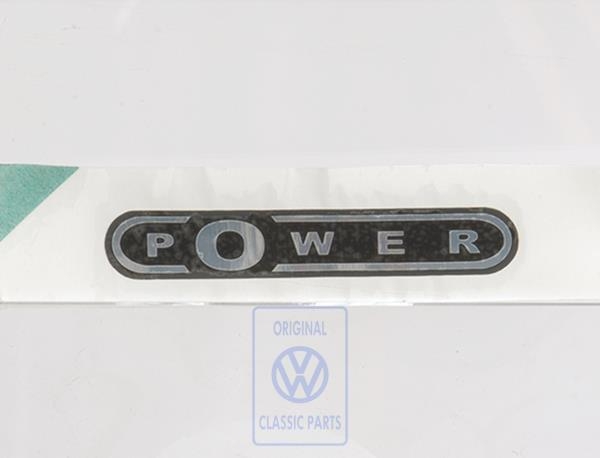 POWER emblem for VW GOL