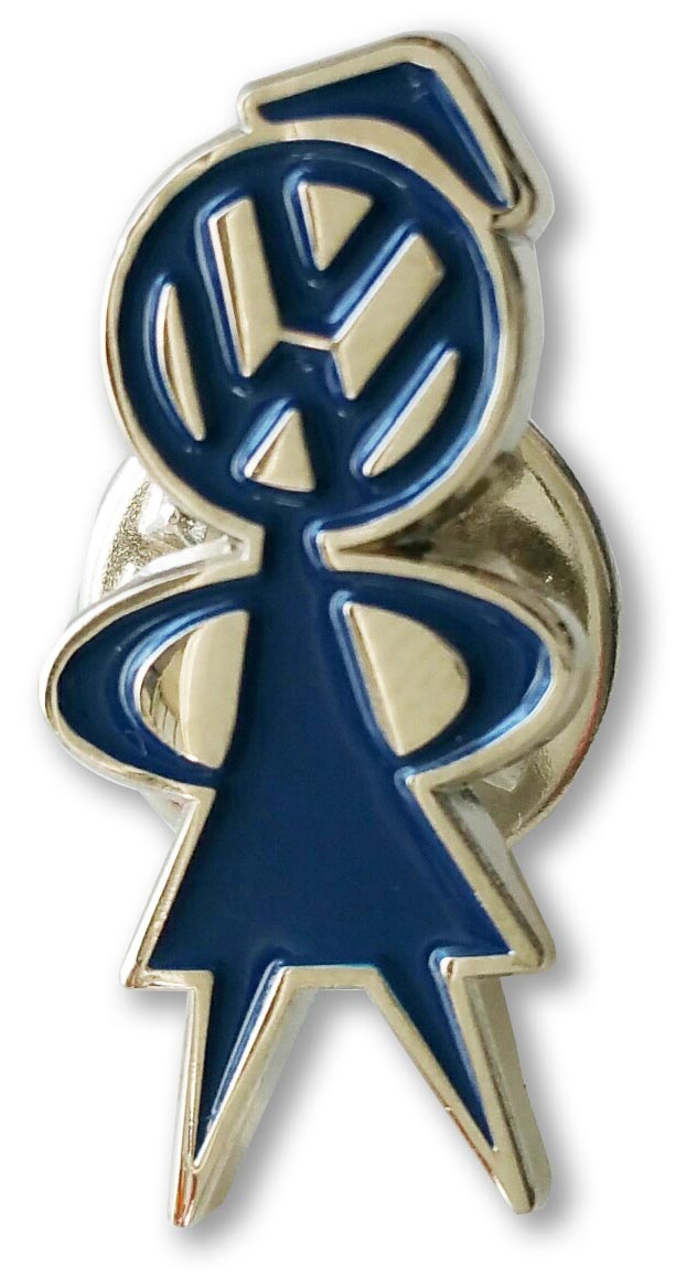 VW girl pin