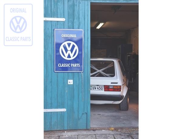 VW Classic Parts sign