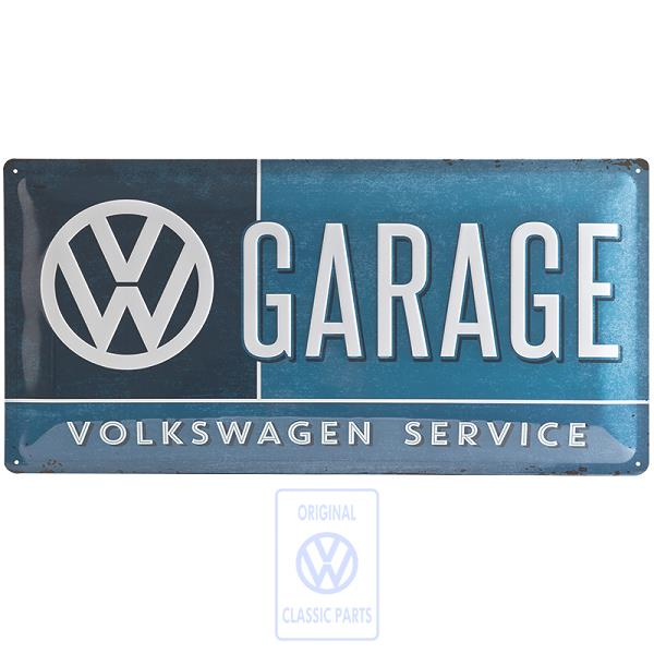 VW Garage tin sign