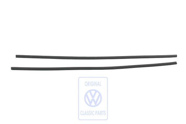 Window guide for VW Beetle