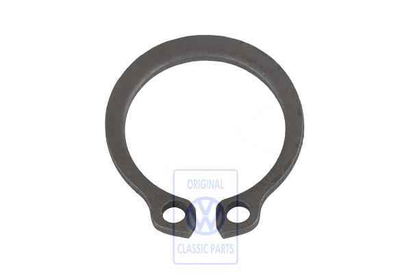 Differential securing ring