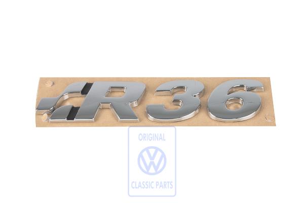 Emblem for VW Passat R36
