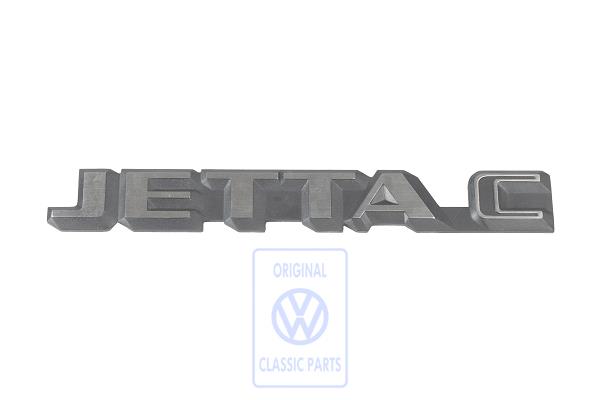 Inscription for VW Jetta Mk2