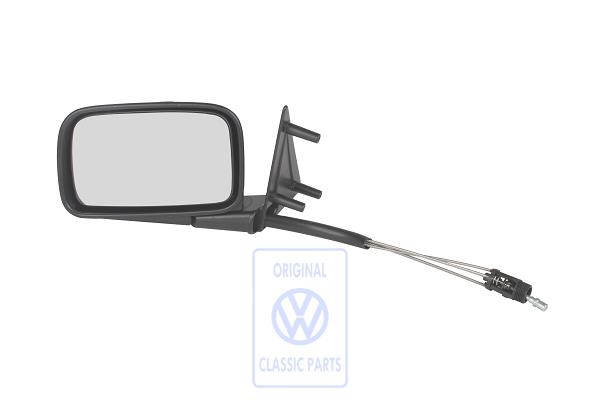 Exteroir mirror housing for VW Golf Mk2