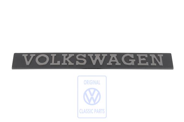 VOLKSWAGEN emblem for VW Golf Mk1