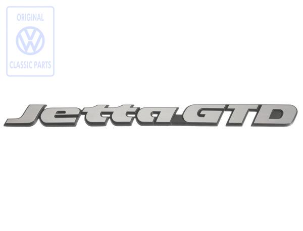 Jetta GTD badge for Jetta Mk2