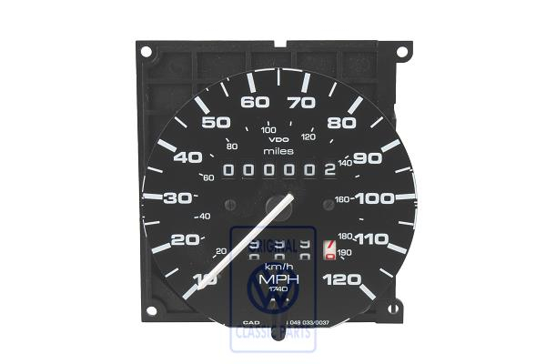 speedometer with mile trip recorder