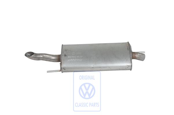 Rear silencer for VW Golf