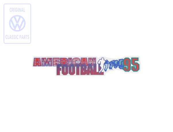 Film lettering 'American football'