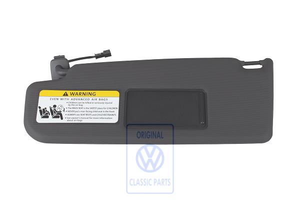 Sun visor for VW Jetta