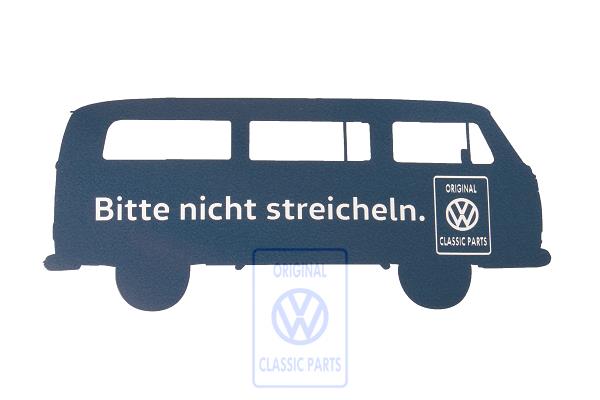 vehicle sticker T2 Bulli (to be applied from the outside)