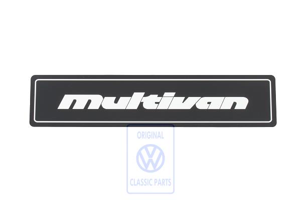 license plate Multivan