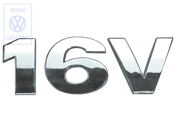 16V emblem