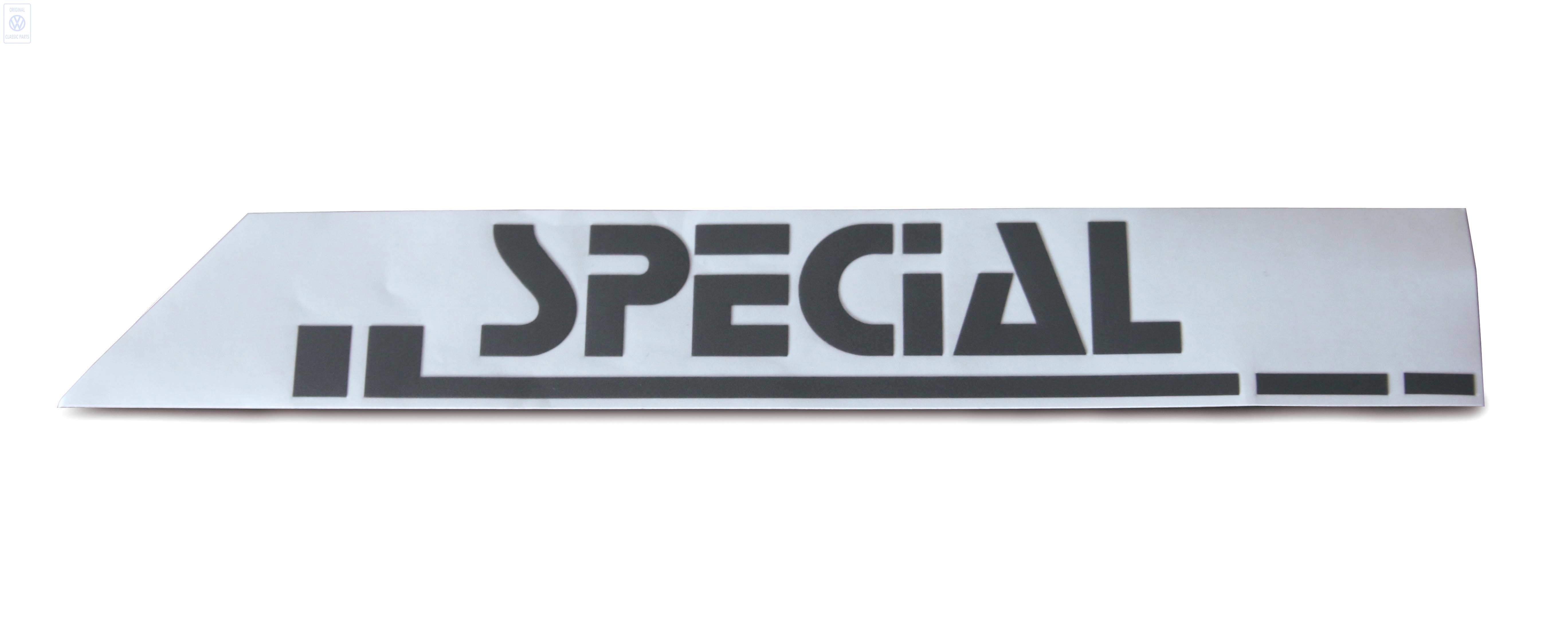 Special sticker for VW Golf Mk2