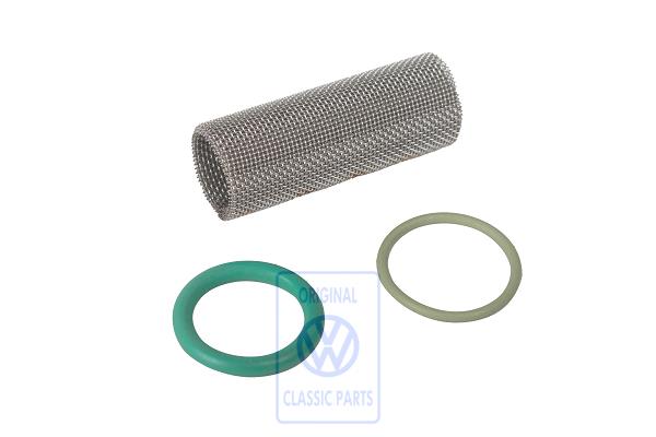 Flame protection screen for VW T4