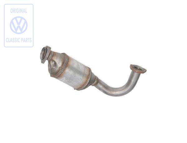 exhaust silencer, front
