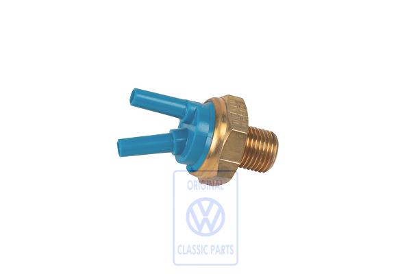 Thermo-pneumatic valve for VW Golf