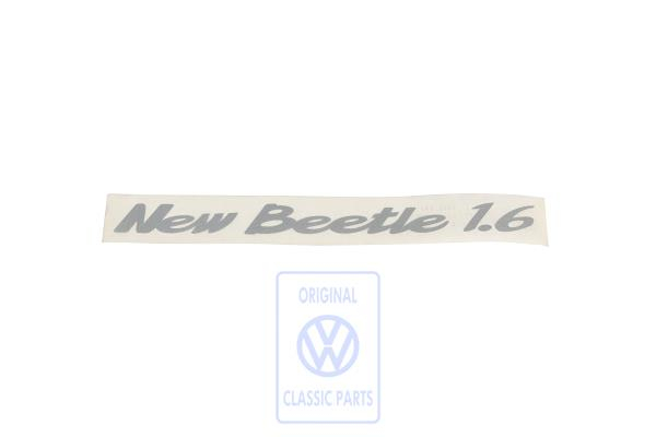 Inscription for VW New Beetle