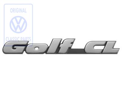 Rear emblem for VW Golf Mk3