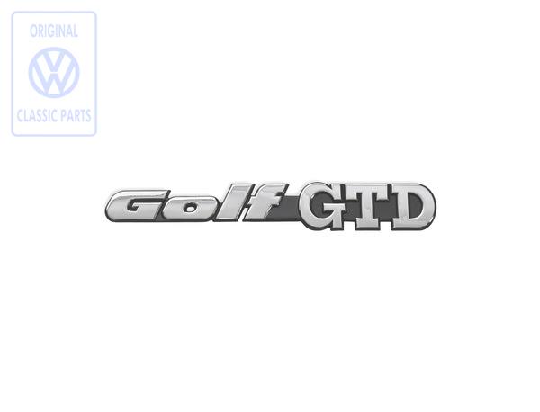 Emblem for VW Golf GTD