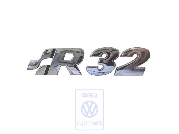 Rear badge for Golf R32