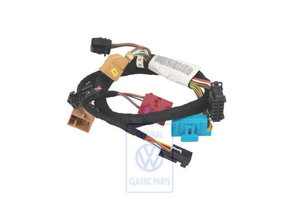 Seat frame wiring harness