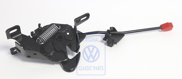 Lid lock for VW T4