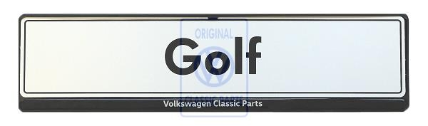 License plate holder Volkswagen Classic Parts