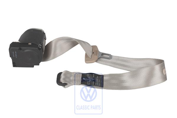 Three-point safety belt for VW Golf Mk4