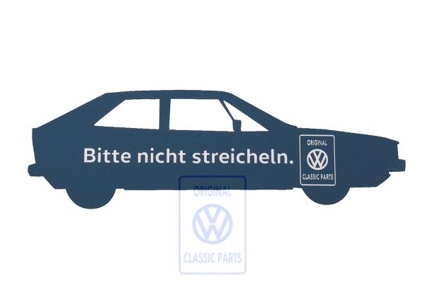 vehicle sticker Scirocco 1 (behind the glass)