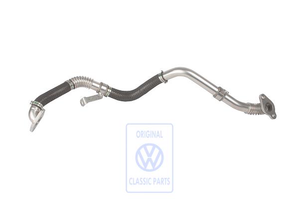 Connecting pipe for VW Touareg