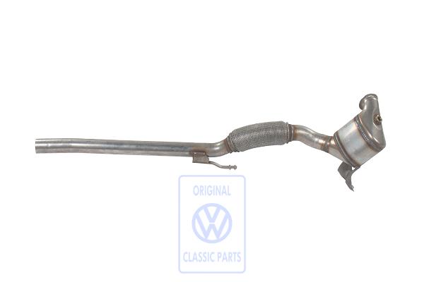 Exhaust pipe for VW Jetta Mk5