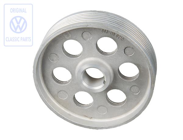 Poly V-belt pulley