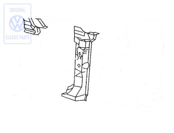A-pillar trim for VW Golf Mk3
