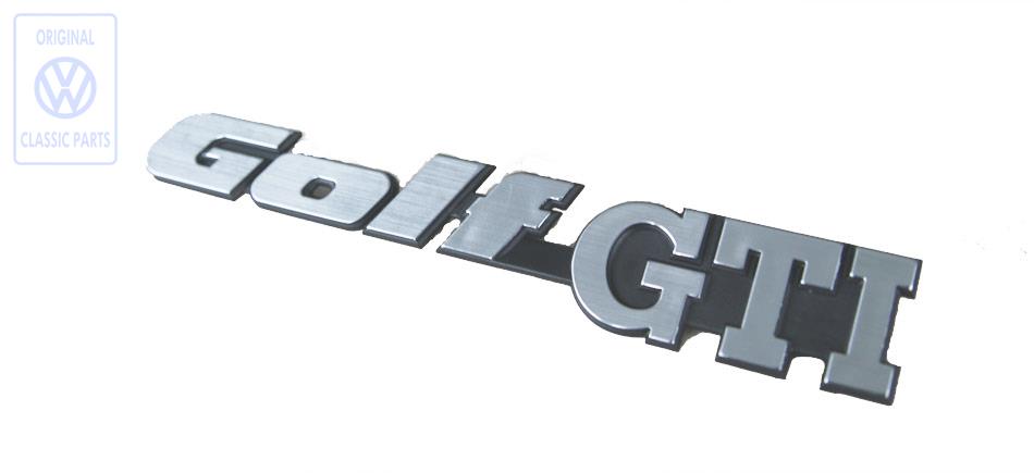 Golf GTI emblem for VW Golf Mk2