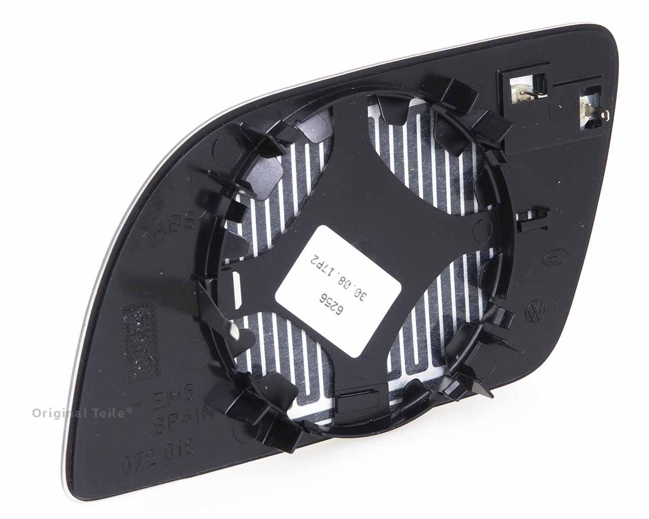 Mirror glass for VW Polo 9N