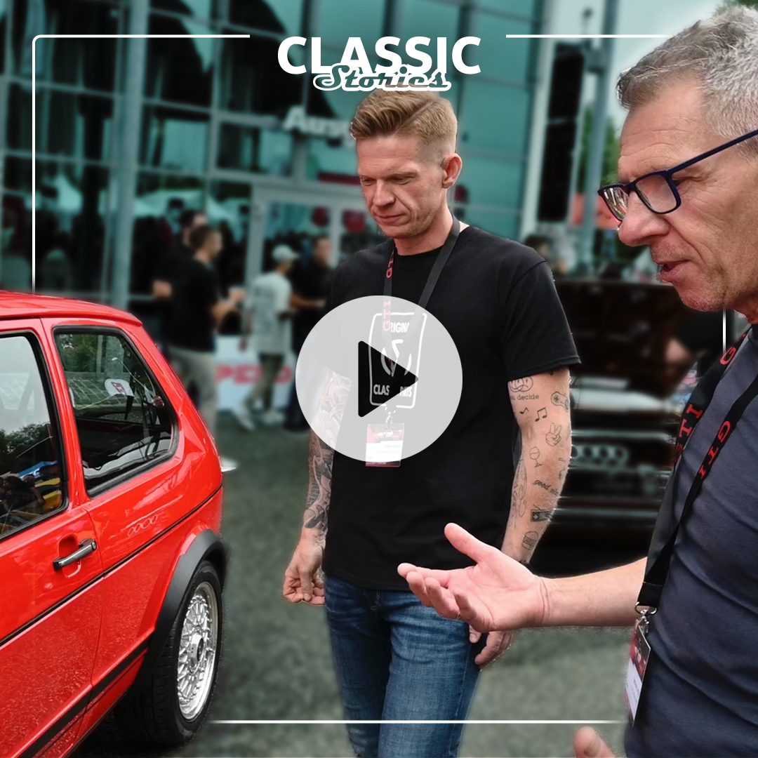 Jetzt die vierte Folge der Video-Reihe Classic Stories bei Volkswagen Classic Parts entdecken und mehr über die Geschichte von Michas geliebten VW Golf 1 GTI erfahren.