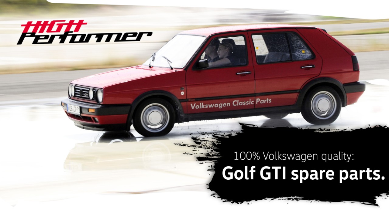 Discover Golf GTI spare parts in 100% Volkswagen quality now.
